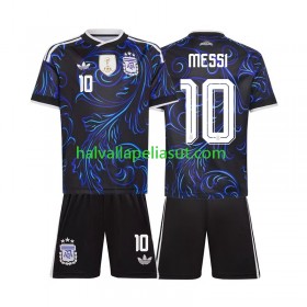 Jalkapallo Pelipaidat/Peliasut Argentiina Lionel Messi 10 Lasten Vieraspaita World Cup 2026 Lyhythihainen